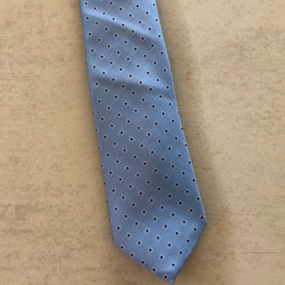 Sky Blue men’s silk blend tie